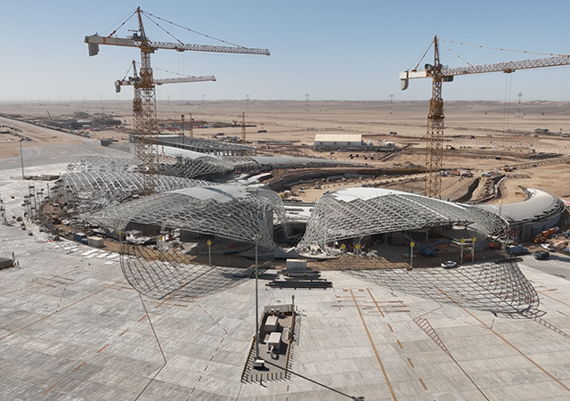 The main terminal of the Red Sea International Airport is on track for completion by the end of 2025.